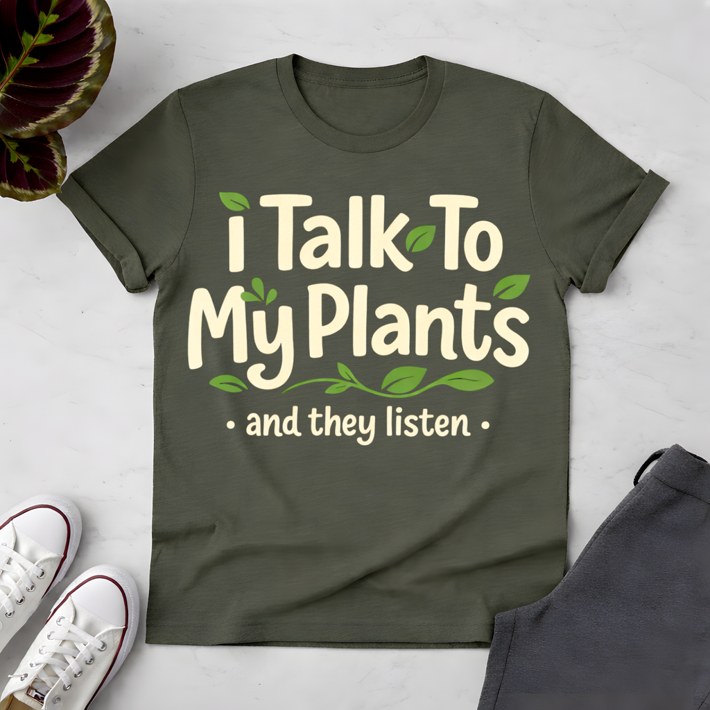 I Talk To My Plants T-Shirt